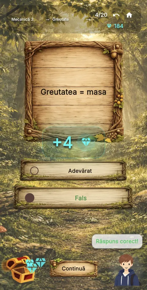 Interaktív kérdés a Quasar Learning alkalmazásban
